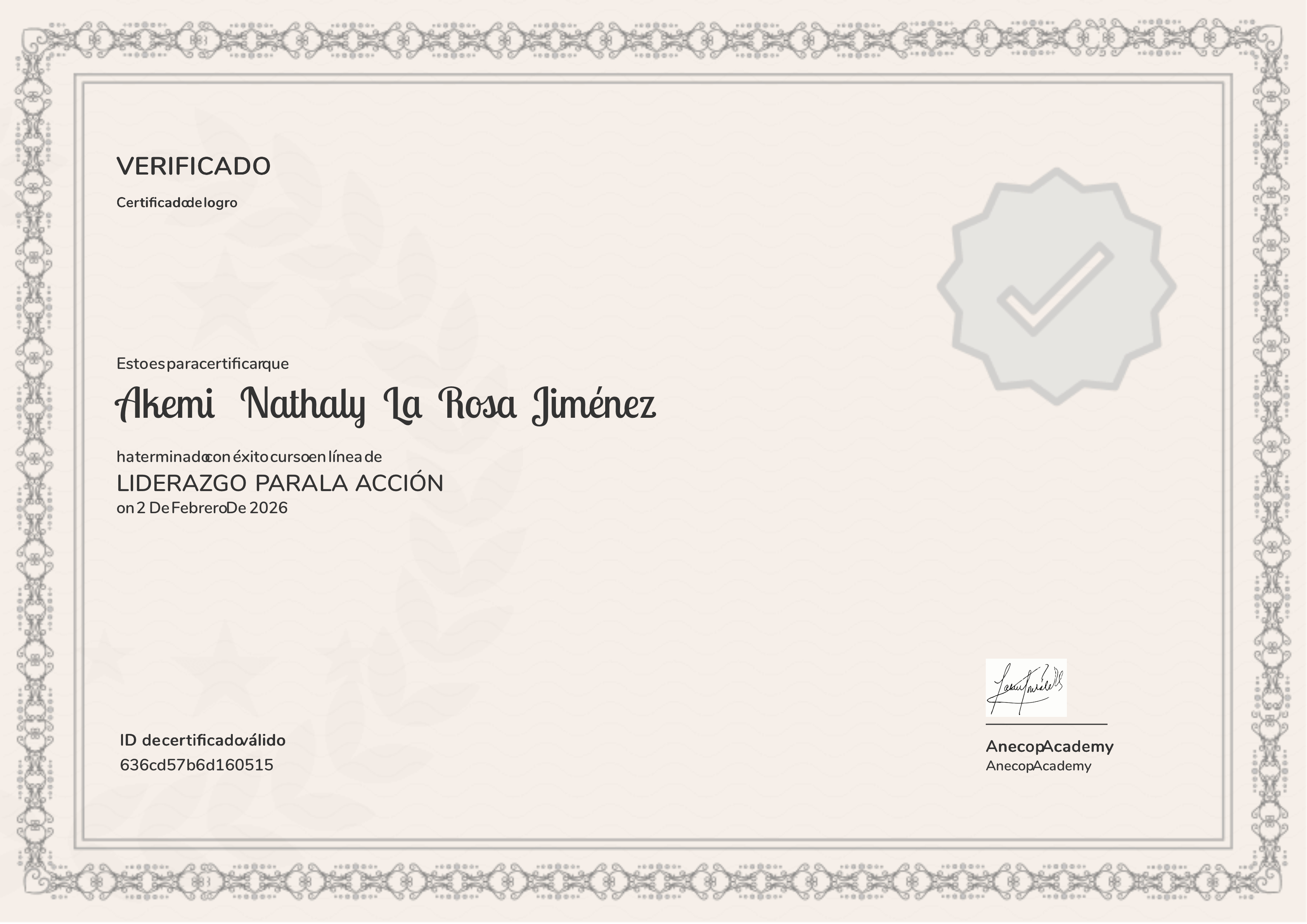 LIDERAZGO PARA LA ACCIÓN